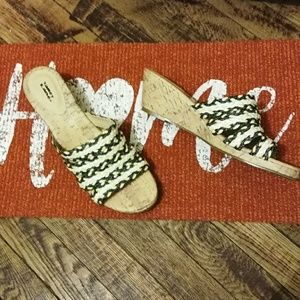 New, Valley Lance Slide In Wedge Shoes